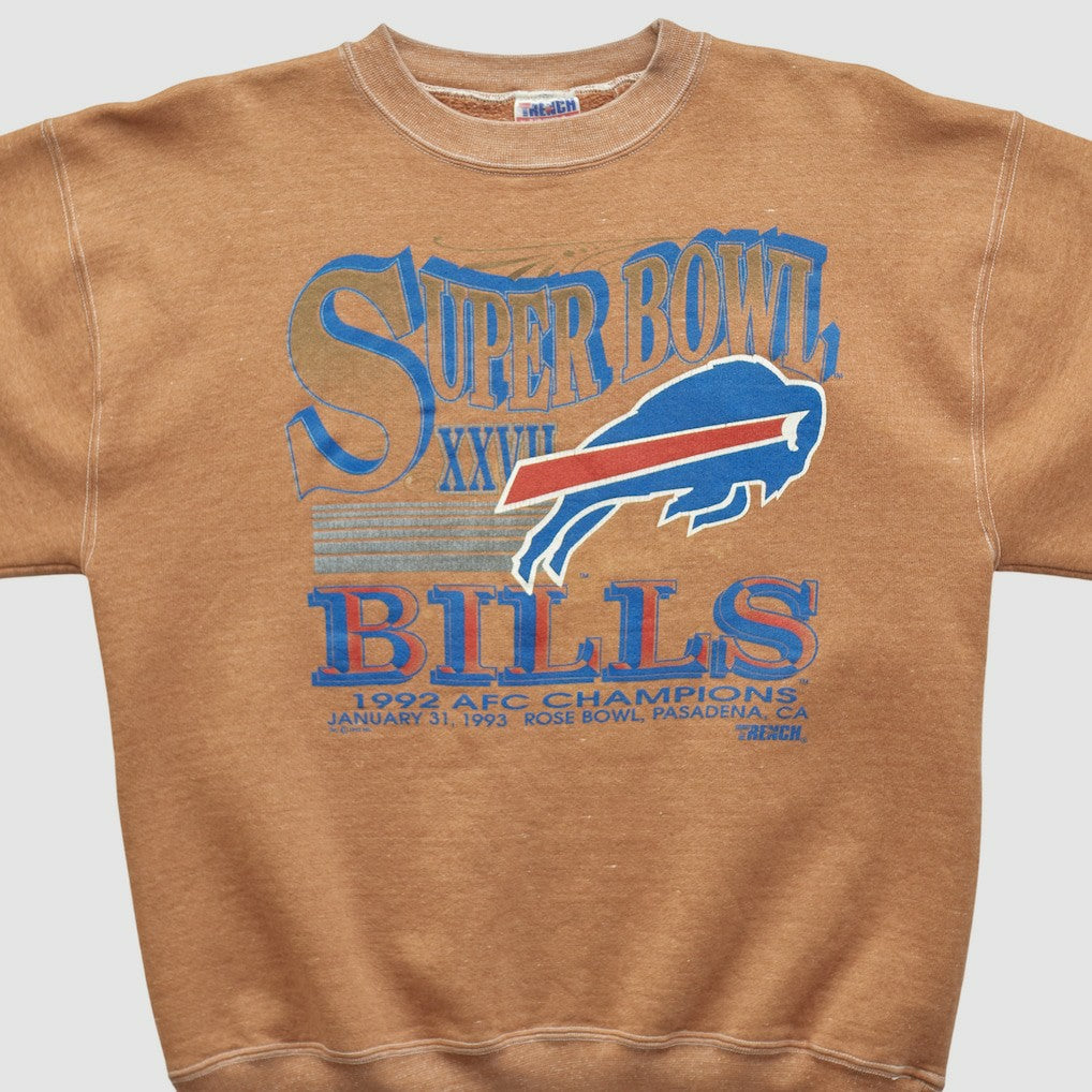 Super Bowl XXVII Trench 1992 Pullover Sweatshirt - Clay Vintage - Fanatics