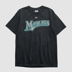 Miami Marlins Majestic 2000s T-shirt Online