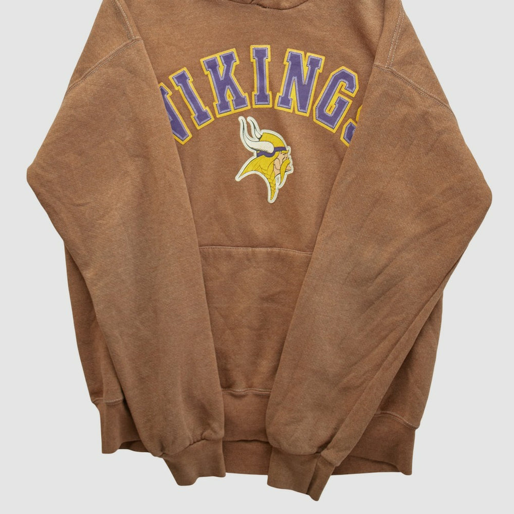 Minnesota Vikings Lee Apparel 2000s Hooded Pullover Sweatshirt - Clay Vintage - Fanatics