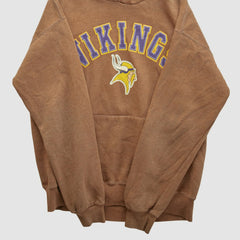 Minnesota Vikings Lee Apparel 2000s Hooded Pullover Sweatshirt - Clay Vintage - Fanatics