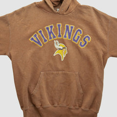 Minnesota Vikings Lee Apparel 2000s Hooded Pullover Sweatshirt - Clay Vintage - Fanatics