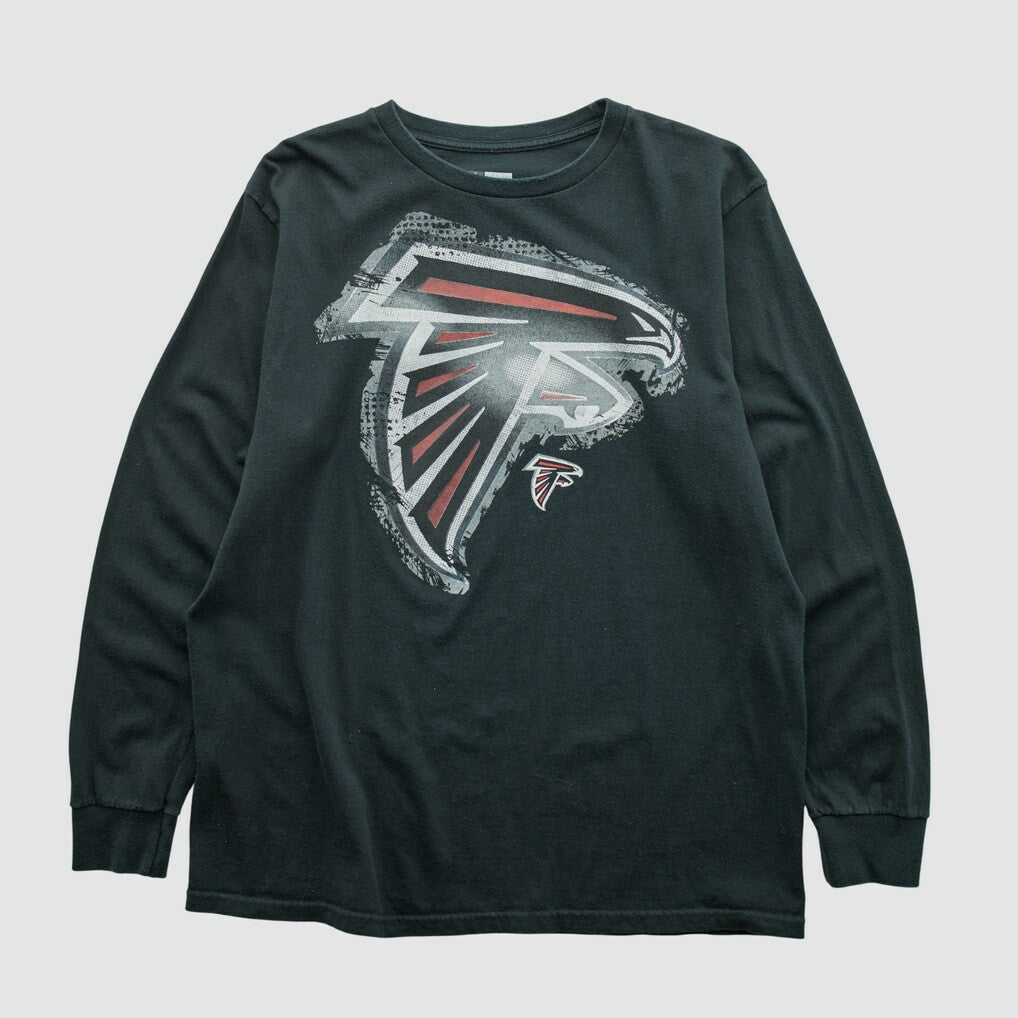 Atlanta Falcons NFL 2010s Long Sleeve T-shirt - Black Vintage - Fanatics