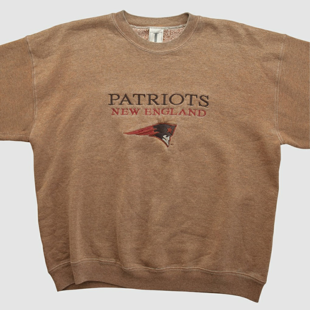 New England Patriots Jostens 90s Pullover Sweatshirt - Clay Vintage - Fanatics