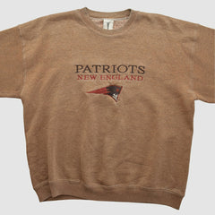 New England Patriots Jostens 90s Pullover Sweatshirt - Clay Vintage - Fanatics