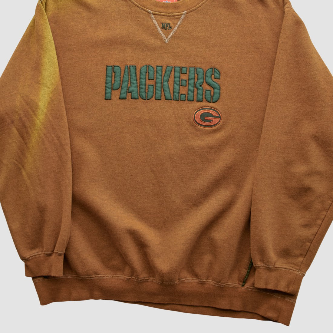 Green Bay Packers NFL 2000s Pullover Sweatshirt - Brown Vintage - Fanatics