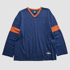 Denver Broncos NFL 2000s Long Sleeve T-shirt - Navy Vintage - Fanatics