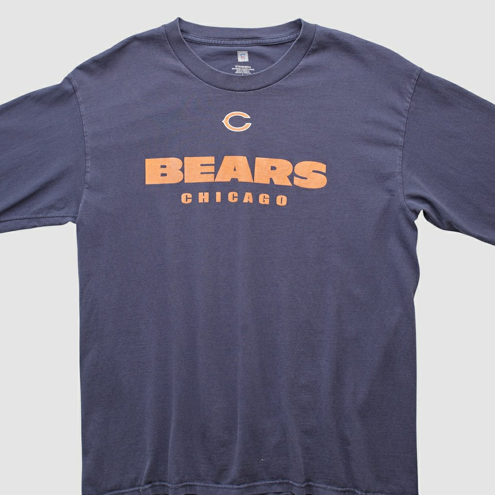 Chicago Bears NFL 2000s Long Sleeve T-shirt - Navy Vintage - Fanatics