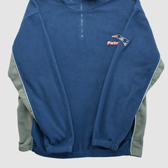 New England Patriots NFL 2000s 1/4 Zip Sweatshirt - Navy Vintage - Fanatics