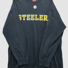Pittsburgh Steelers NFL 2000s Long Sleeve T-shirt - Black Vintage - Fanatics