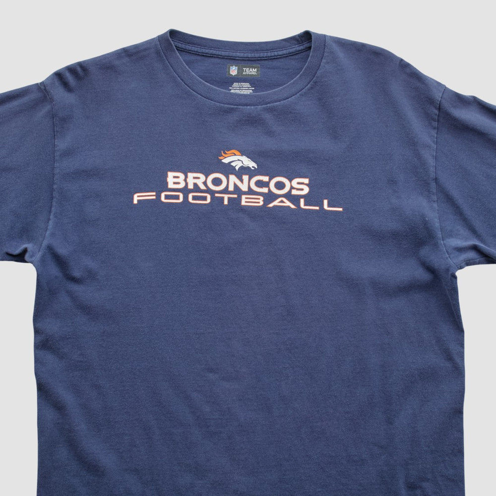 Denver Broncos NFL 2010s Long Sleeve T-shirt - Navy Vintage - Fanatics
