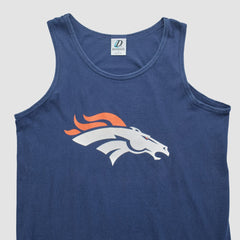 Denver Broncos Dynasty 90s Tank - Navy Vintage - Fanatics