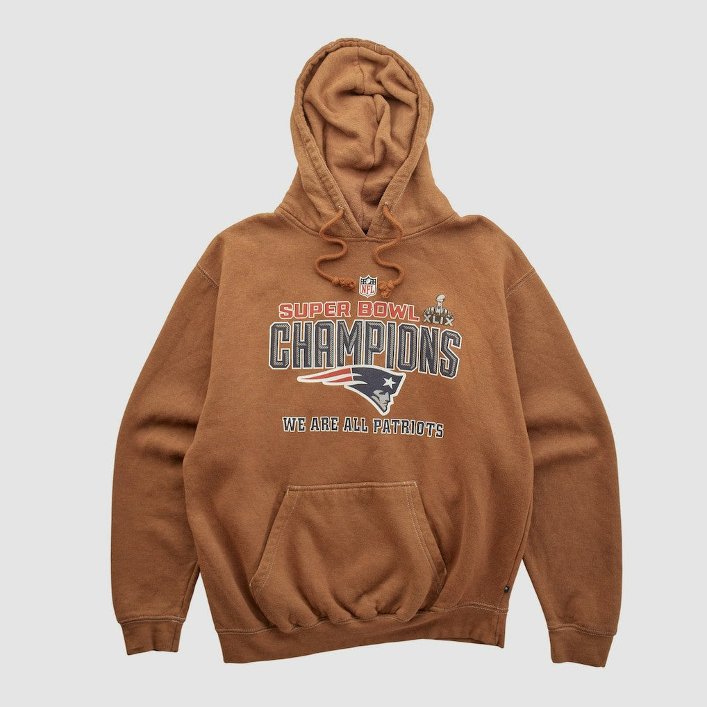 Super Bowl XLIX Pennant Sportswear 2015 Hooded Pullover Sweatshirt - Clay Vintage - Fanatics