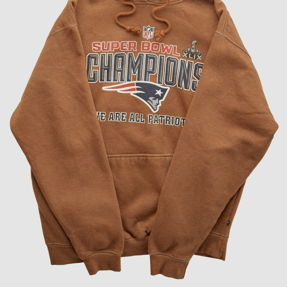 Super Bowl XLIX Pennant Sportswear 2015 Hooded Pullover Sweatshirt - Clay Vintage - Fanatics