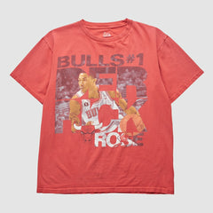 Vintage Chicago Bulls Majestic 2000s T-shirt Red