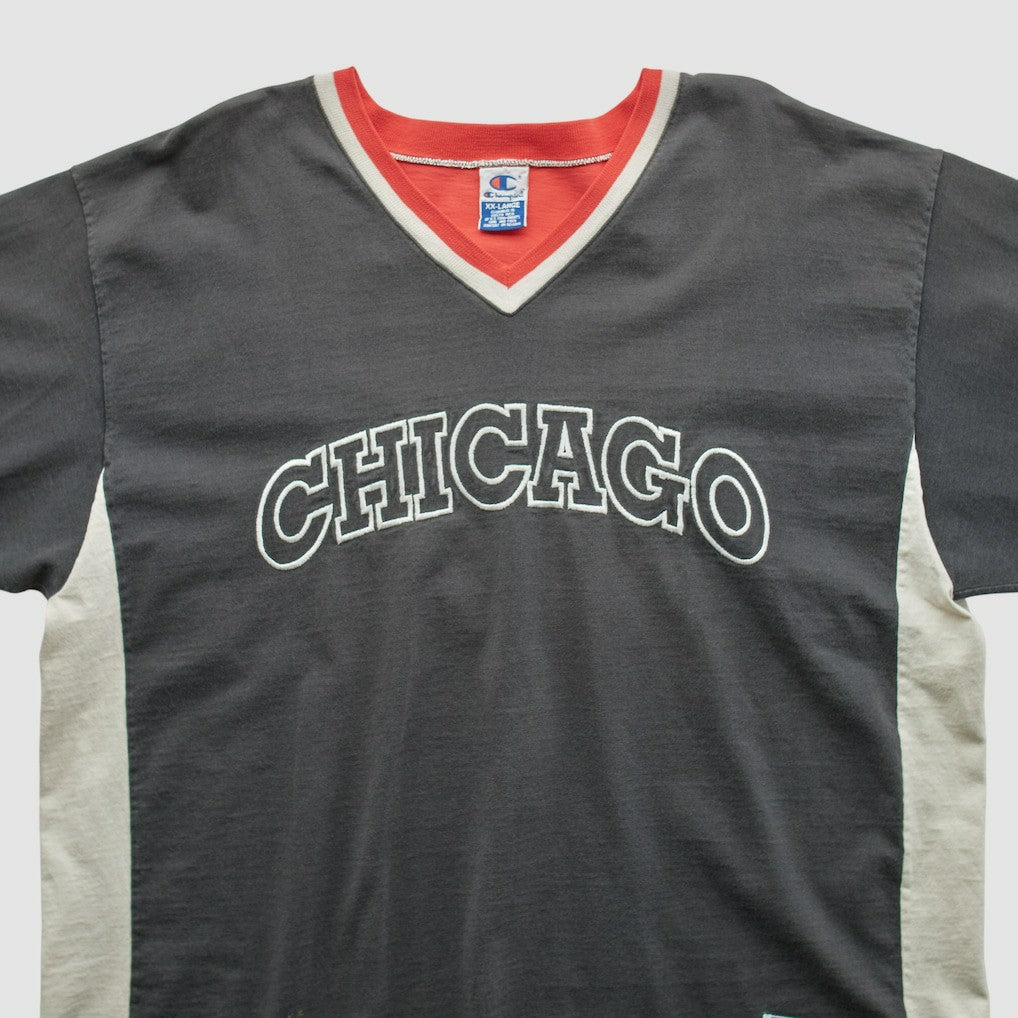 Vintage Chicago Bulls Champion 90s T-shirt Black