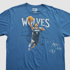 Adidas Minnesota Timberwolves 2010s T-shirt Blue Vintage