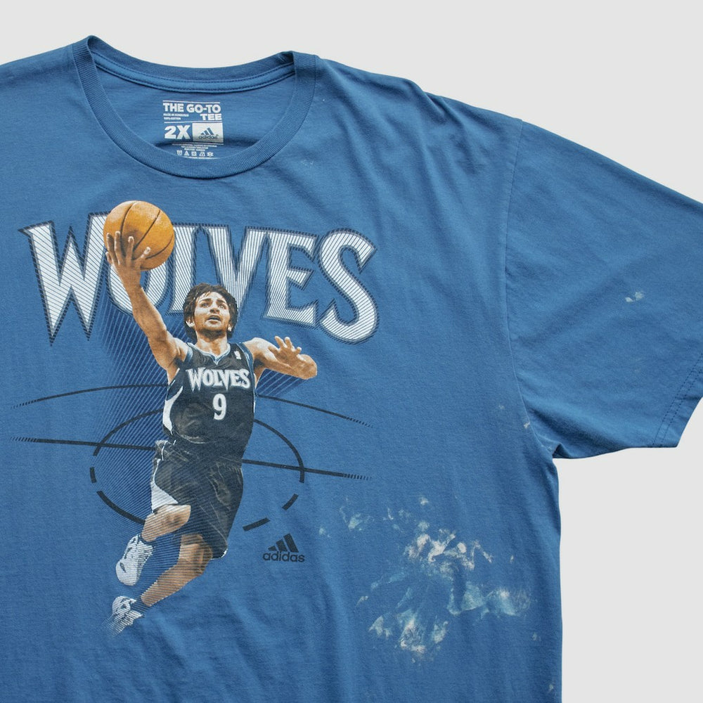 Adidas Minnesota Timberwolves 2010s T-shirt Blue Vintage