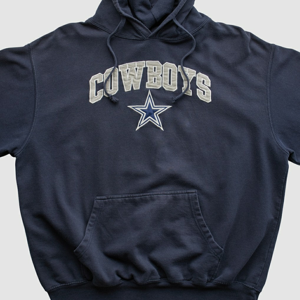 Dallas Cowboys Cowboys Authentic Apparel 2010s Hooded Pullover Sweatshirt - Navy Vintage - Fanatics