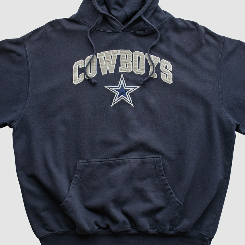 Dallas Cowboys Cowboys Authentic Apparel 2010s Hooded Pullover Sweatshirt - Navy Vintage - Fanatics