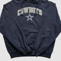 Dallas Cowboys Cowboys Authentic Apparel 2010s Hooded Pullover Sweatshirt - Navy Vintage - Fanatics