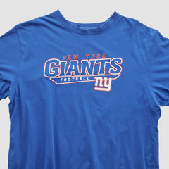 New York Giants Reebok 2000s T-shirt - Blue Vintage - Fanatics