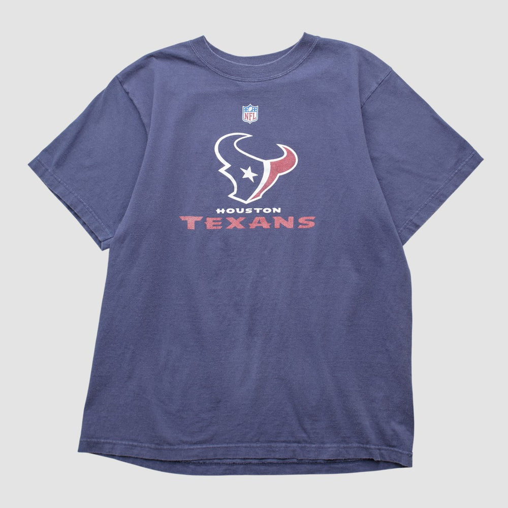 Houston Texans Reebok 2000s T-shirt - Navy Vintage - Fanatics