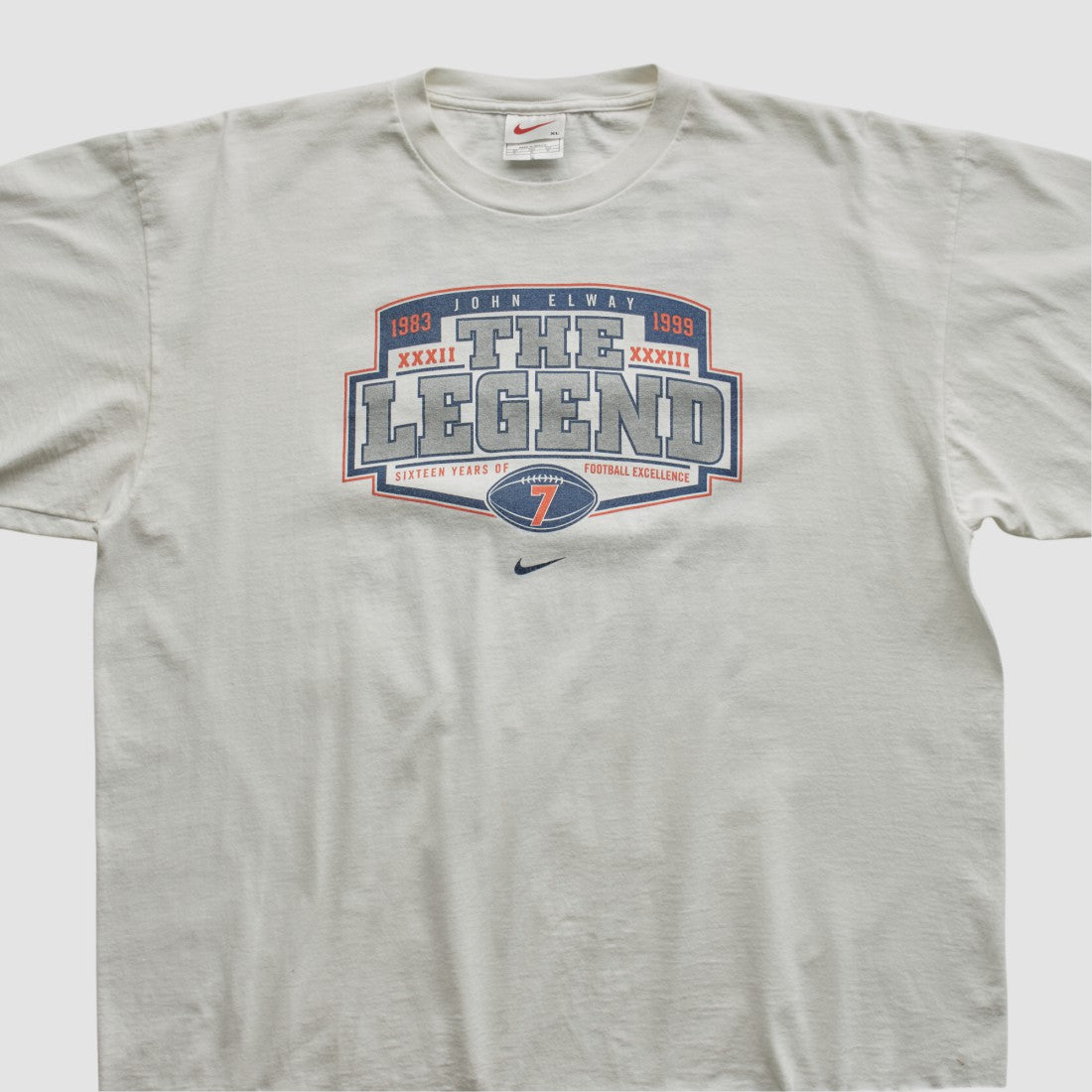 Super Bowl XXXIII MVP 1999 T-shirt - White Vintage - Fanatics
