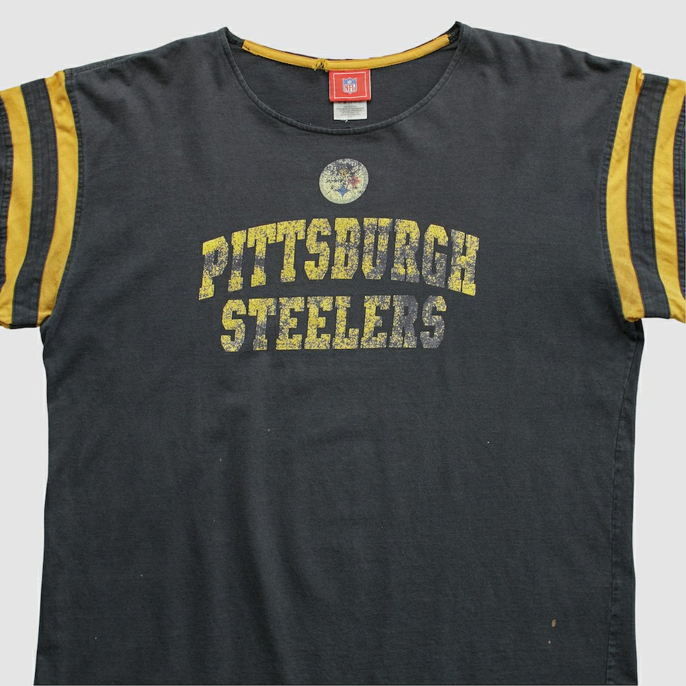 Pittsburgh Steelers NFL 2000s Long Sleeve T-shirt - Black Vintage - Fanatics