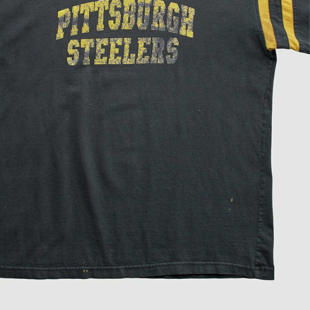 Pittsburgh Steelers NFL 2000s Long Sleeve T-shirt - Black Vintage - Fanatics