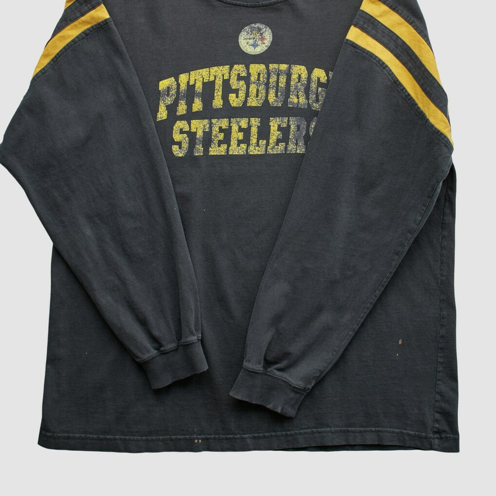Pittsburgh Steelers NFL 2000s Long Sleeve T-shirt - Black Vintage - Fanatics