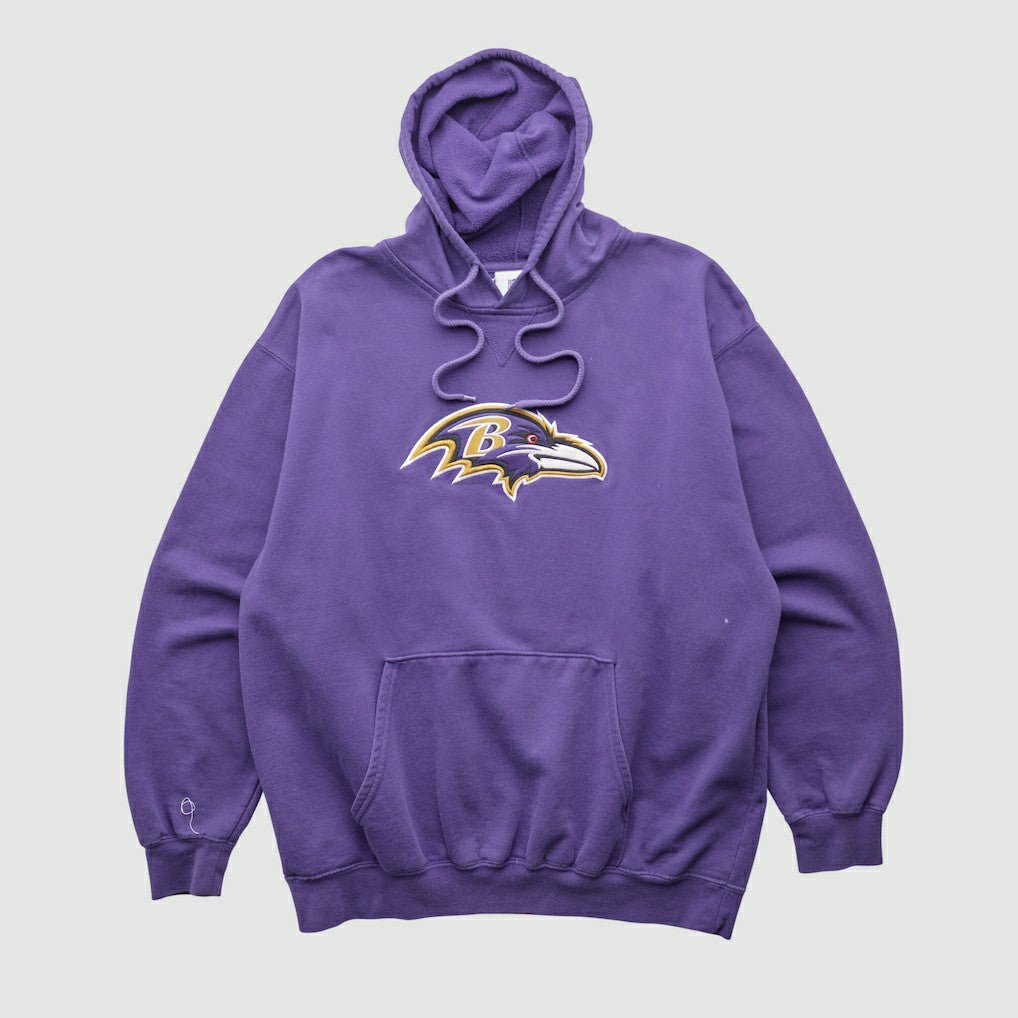 Baltimore Ravens NFL 2000s Hooded Pullover Sweatshirt - Purple Vintage - Fanatics