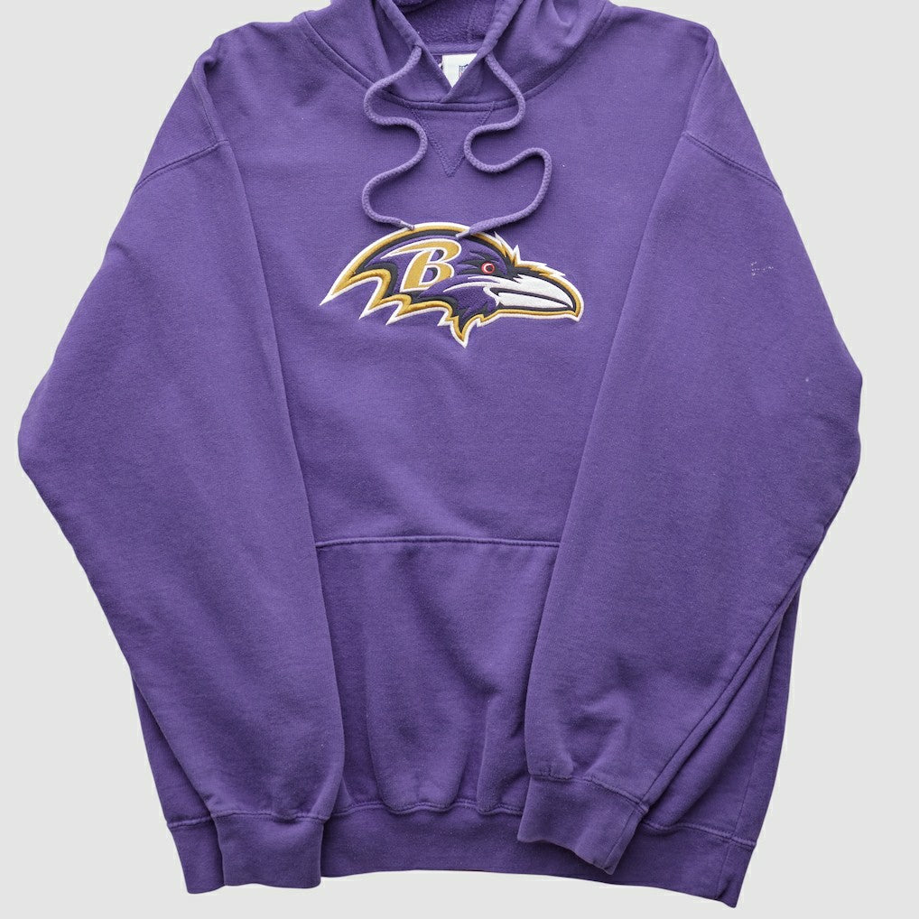 Baltimore Ravens NFL 2000s Hooded Pullover Sweatshirt - Purple Vintage - Fanatics