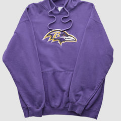 Baltimore Ravens NFL 2000s Hooded Pullover Sweatshirt - Purple Vintage - Fanatics