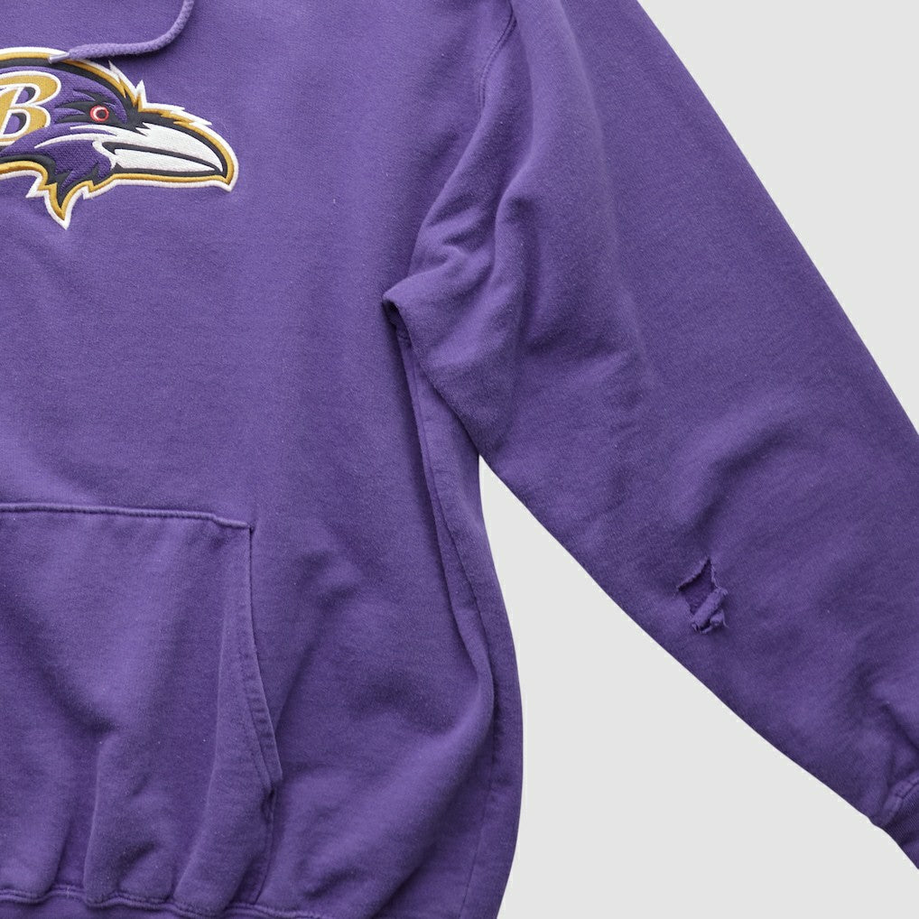 Baltimore Ravens NFL 2000s Hooded Pullover Sweatshirt - Purple Vintage - Fanatics