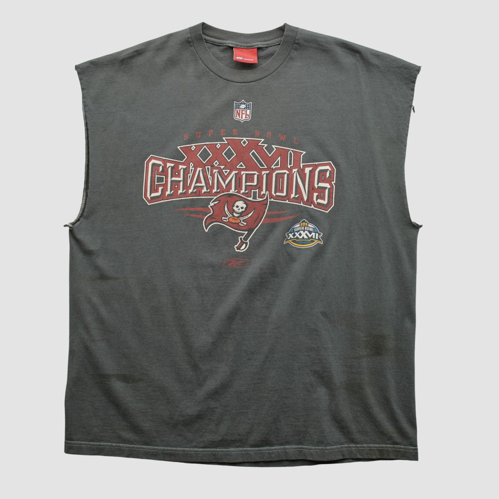 Super Bowl XXXVII Reebok 2003 T-shirt - Charcoal Vintage - Fanatics