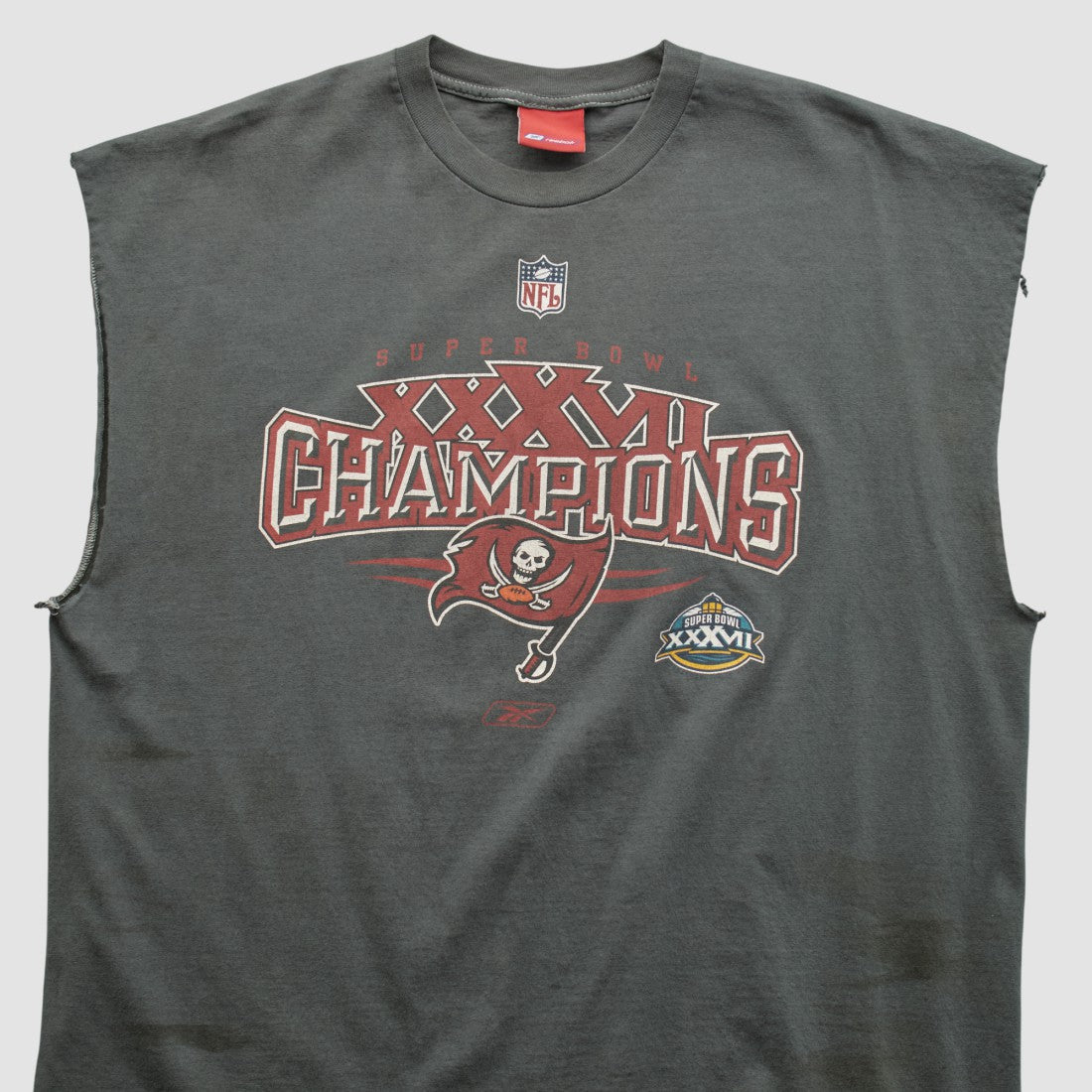 Super Bowl XXXVII Reebok 2003 T-shirt - Charcoal Vintage - Fanatics