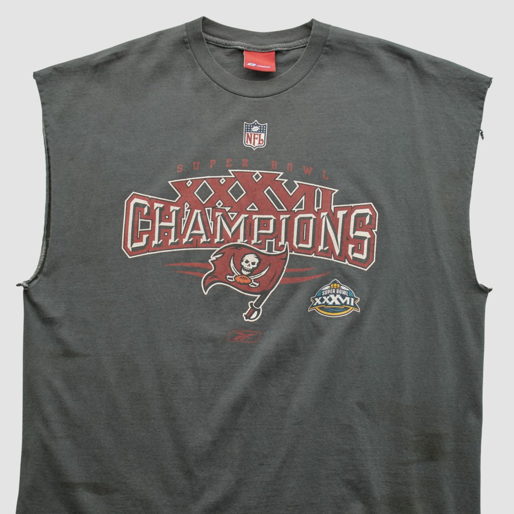 Super Bowl XXXVII Reebok 2003 T-shirt - Charcoal Vintage - Fanatics