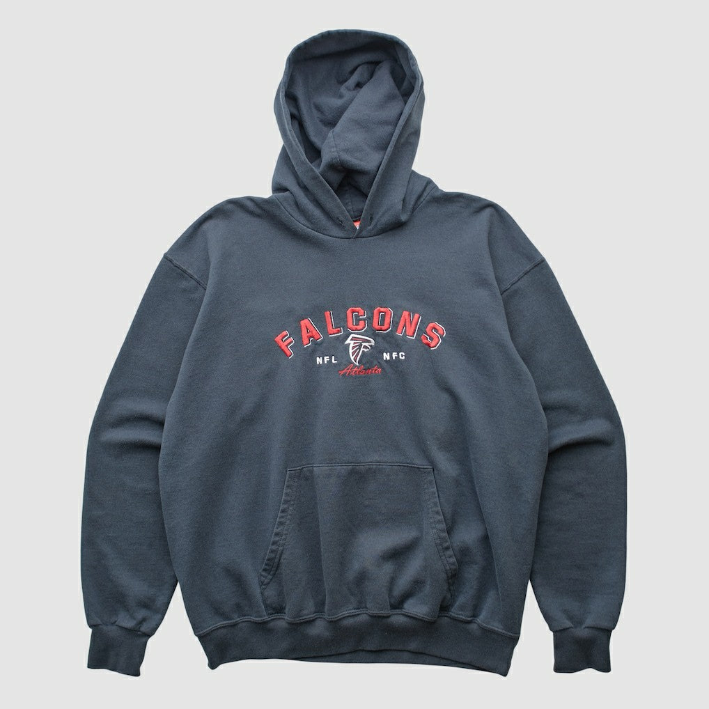 Atlanta Falcons NFL 2000s Hooded Pullover Sweatshirt - Black Vintage - Fanatics