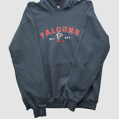 Atlanta Falcons NFL 2000s Hooded Pullover Sweatshirt - Black Vintage - Fanatics