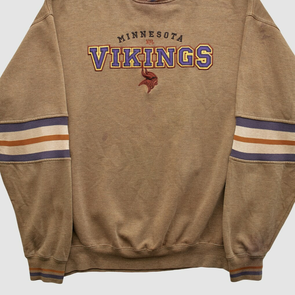 Minnesota Vikings NFL 2000s Pullover Sweatshirt - Clay Vintage - Fanatics