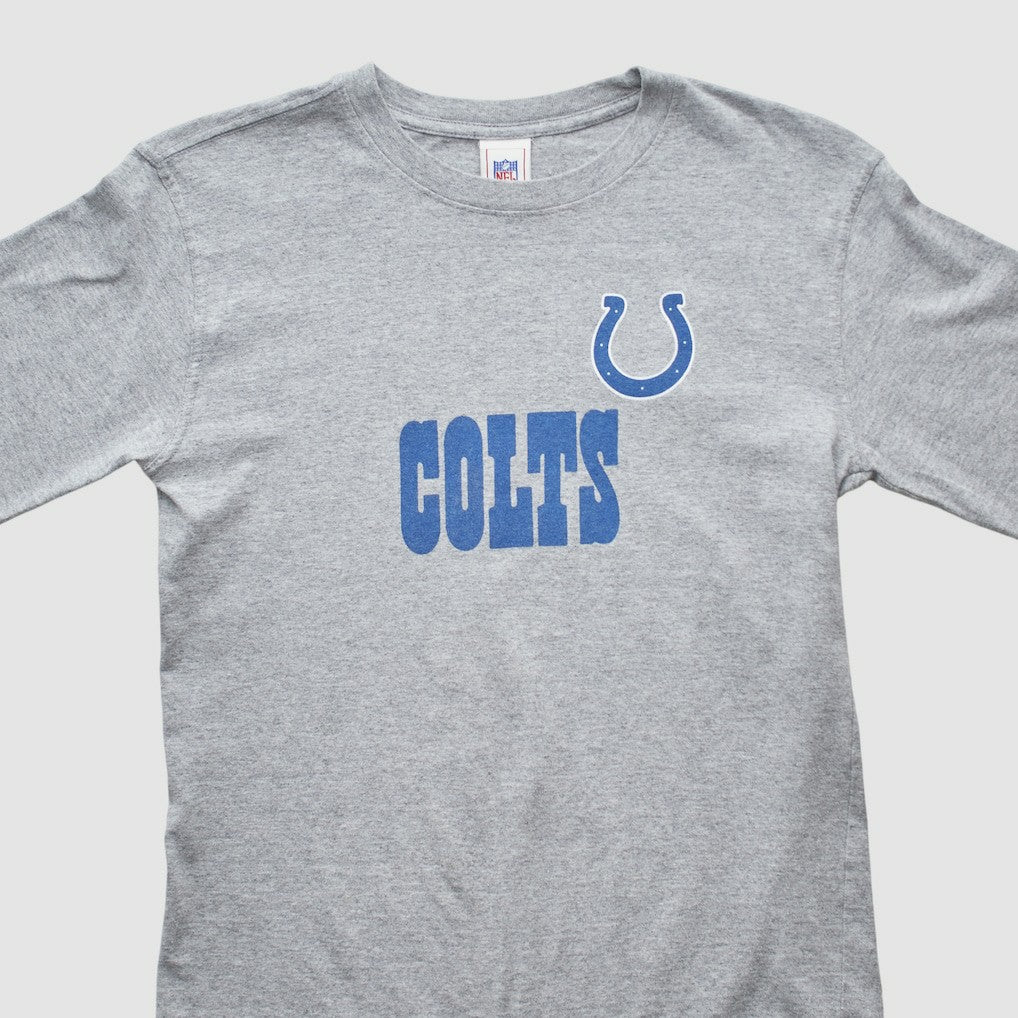 Indianapolis Colts NFL 2000s Long Sleeve T-shirt - Heather Gray Vintage - Fanatics