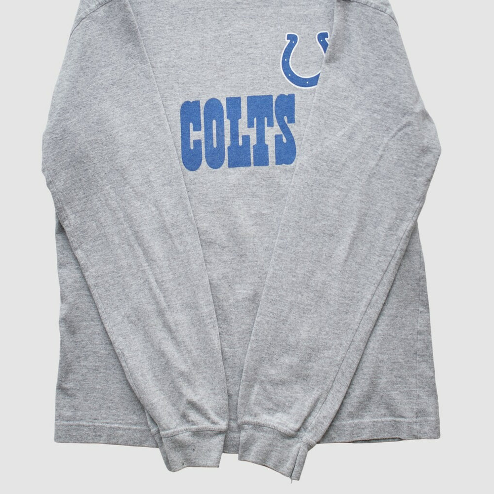 Indianapolis Colts NFL 2000s Long Sleeve T-shirt - Heather Gray Vintage - Fanatics