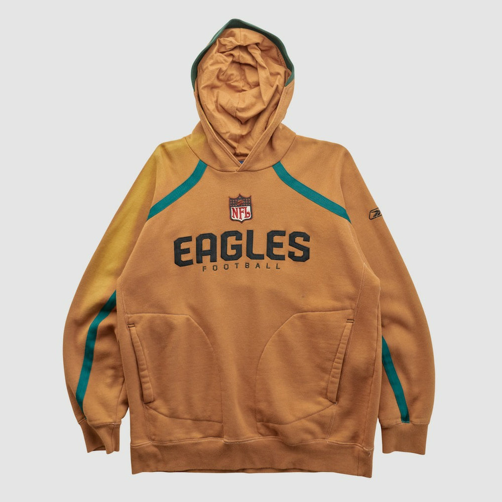 Philadelphia Eagles NFL 2000s Hooded Pullover Sweatshirt - Clay Vintage - Fanatics
