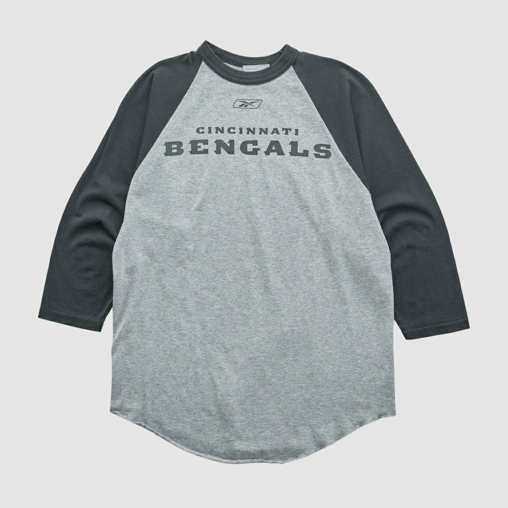 Cincinnati Bengals Reebok 2000s T-shirt - Heather Gray Vintage - Fanatics