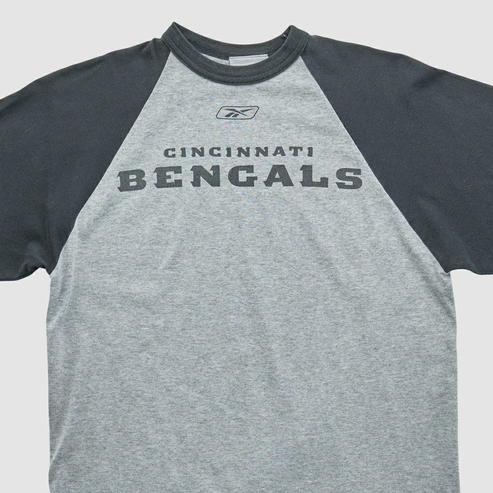 Cincinnati Bengals Reebok 2000s T-shirt - Heather Gray Vintage - Fanatics