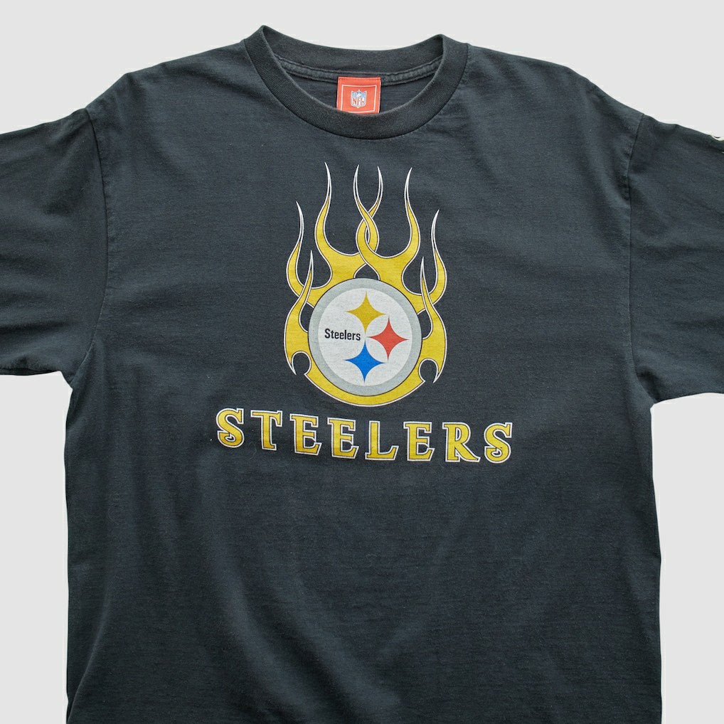 Pittsburgh Steelers NFL 2000s Long Sleeve T-shirt - Black Vintage - Fanatics
