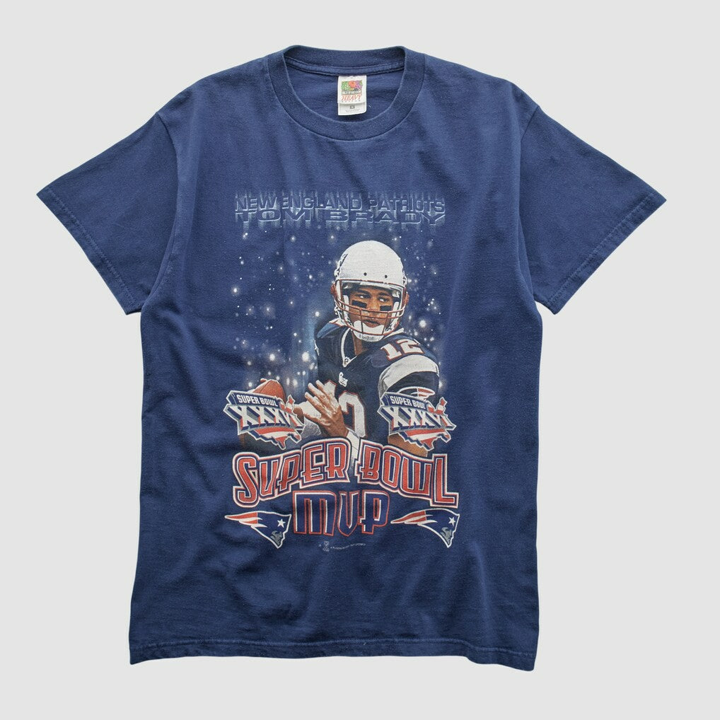 Super Bowl MVP Fruit of The Loom 2002 T-shirt - Navy Vintage - Fanatics