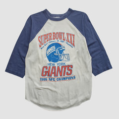 Super Bowl XXI Trench 1986 T-shirt - White Vintage - Fanatics