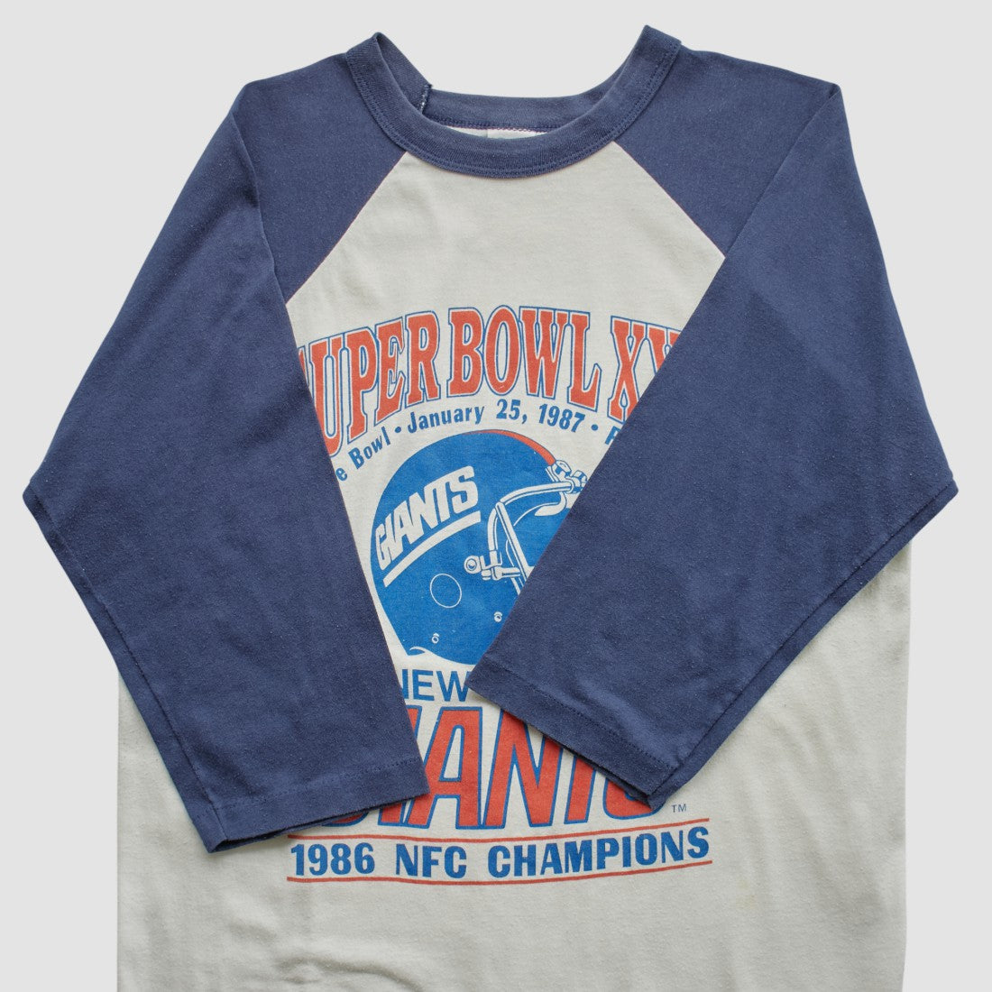 Super Bowl XXI Trench 1986 T-shirt - White Vintage - Fanatics