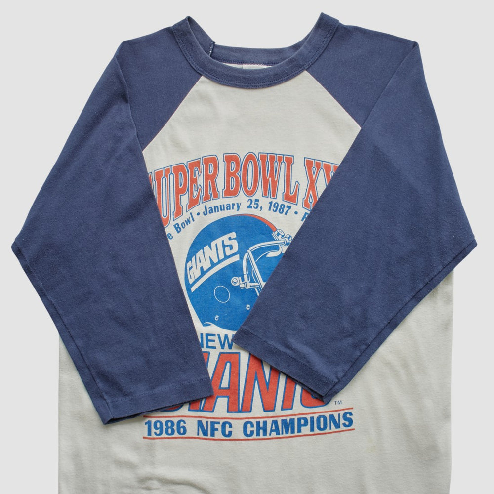 Super Bowl XXI Trench 1986 T-shirt - White Vintage - Fanatics